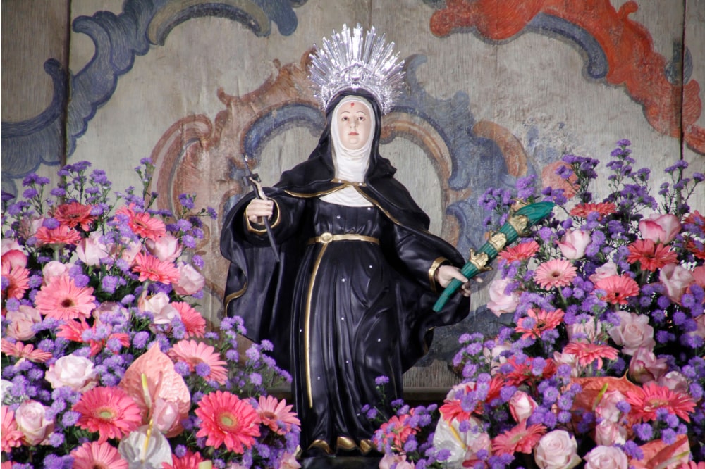 Santa Rita da Cascia, protettrice dei matrimoni e delle cause impossibili